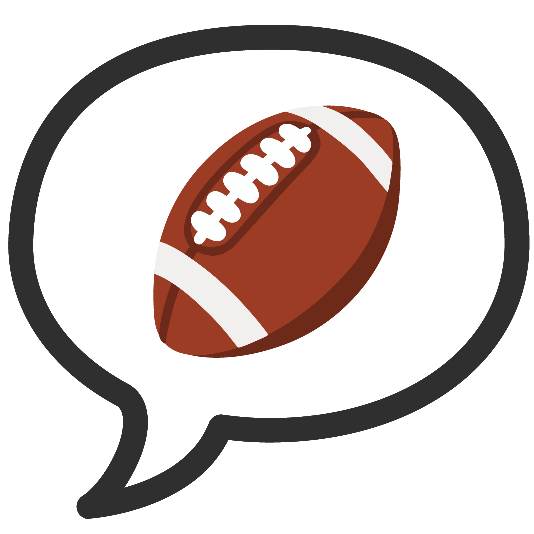 football speech balloon