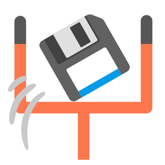 football floppy disk