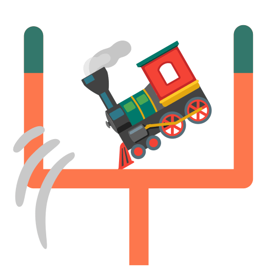 football steam locomotive