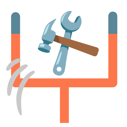 football hammer and wrench