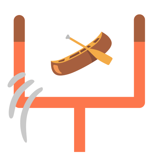football canoe