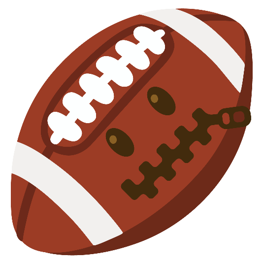 football zipper mouth face