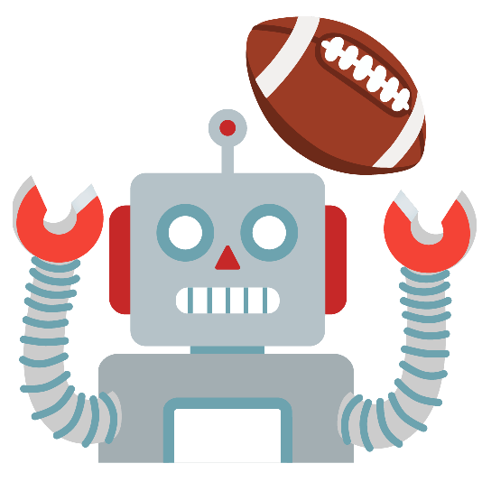 football robot face