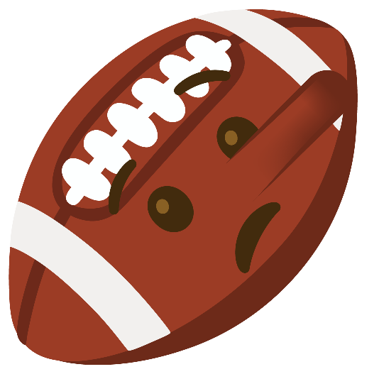 football lying face