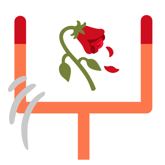 football wilted flower