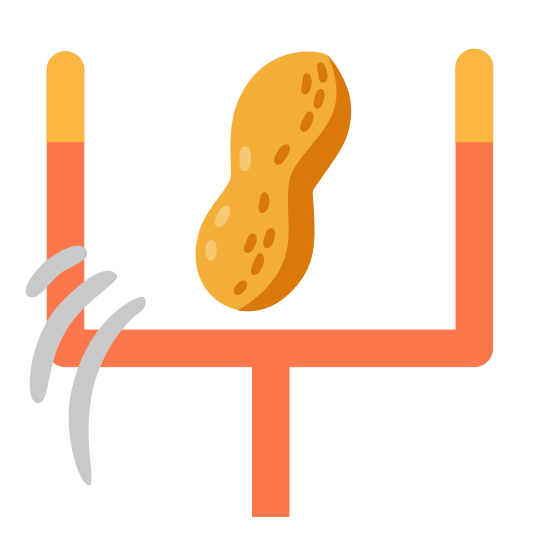 football peanuts