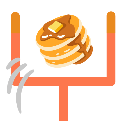 football pancakes