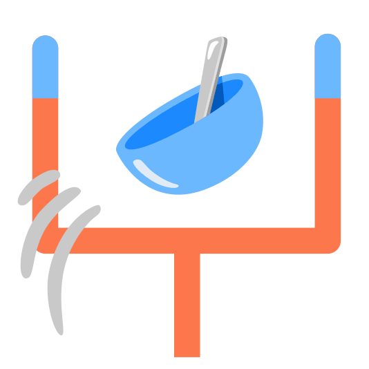 football bowl with spoon