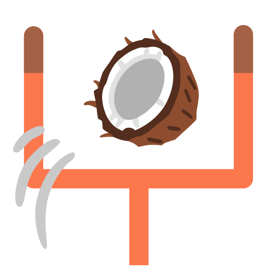 football coconut