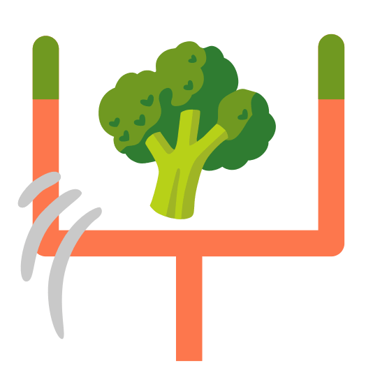 football broccoli