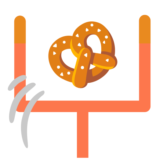 football pretzel