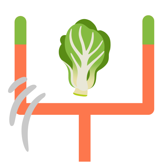 football leafy green