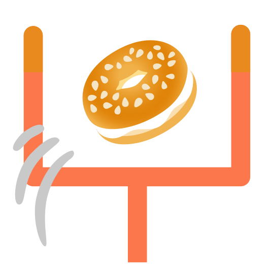 football bagel
