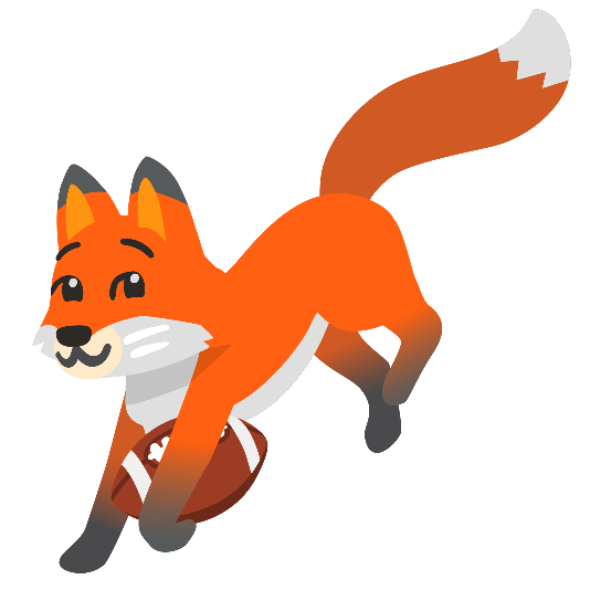 football fox face