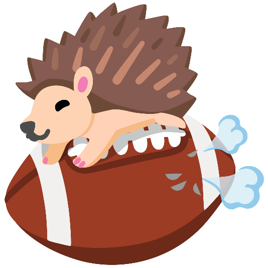football hedgehog