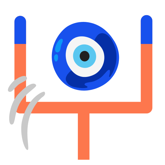 football nazar amulet