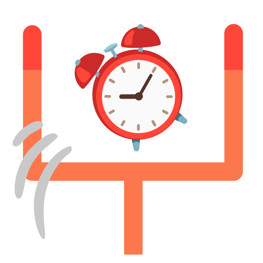 football alarm clock