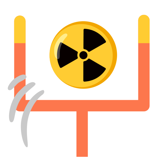 football radioactive sign