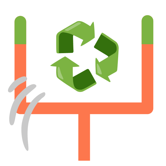 football recycle