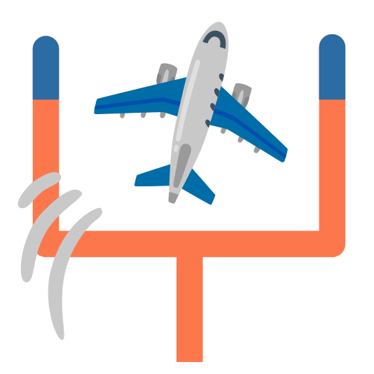 football airplane