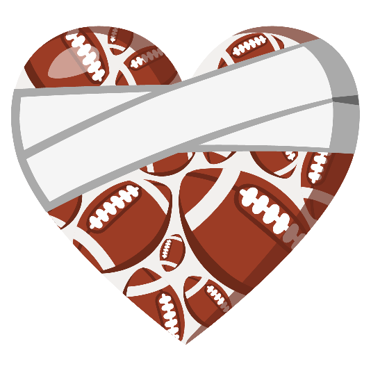 football mending heart