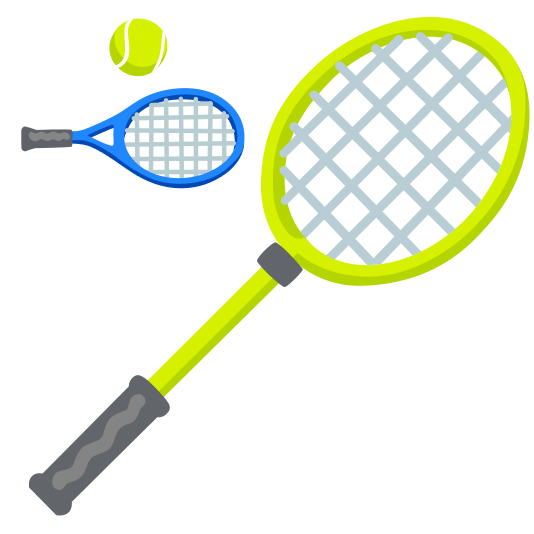 badminton racquet and shuttlecock tennis