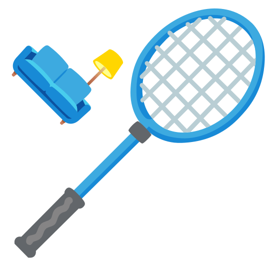 badminton racquet and shuttlecock couch and lamp