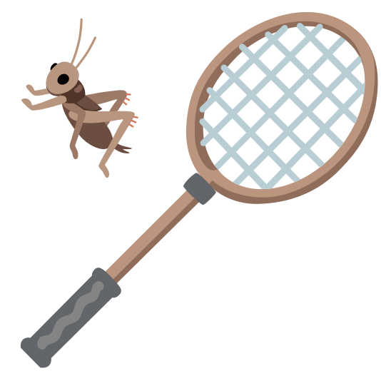 badminton racquet and shuttlecock cricket