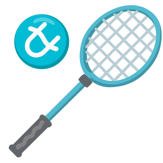 badminton racquet and shuttlecock ophiuchus