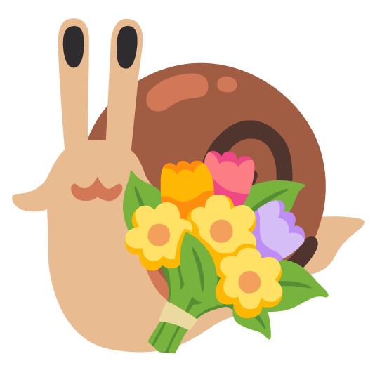 snail bouquet