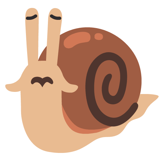 snail disappointed