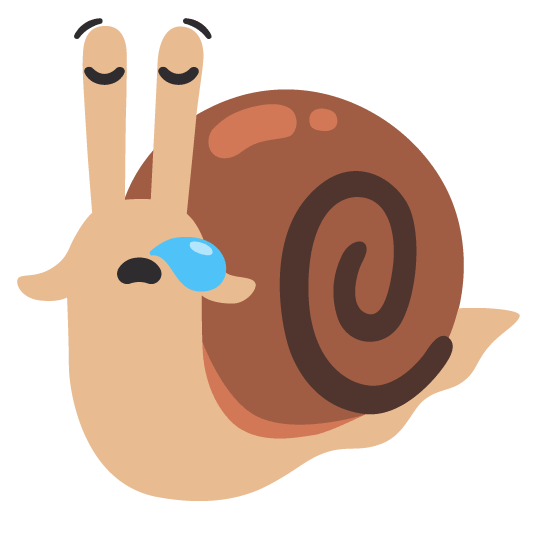 snail sleepy