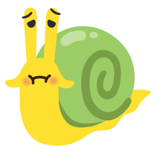 snail nauseated face
