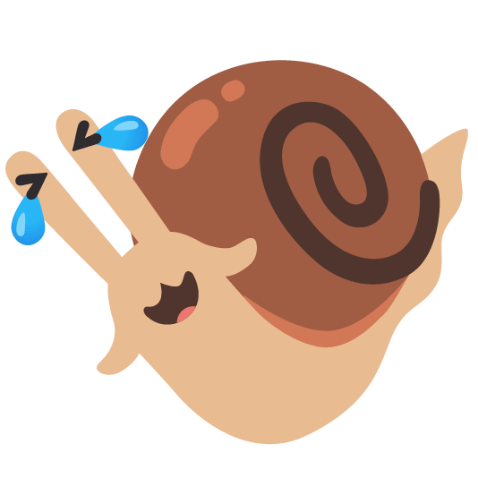 snail rolling on the floor laughing