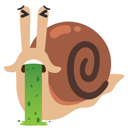 snail face vomiting