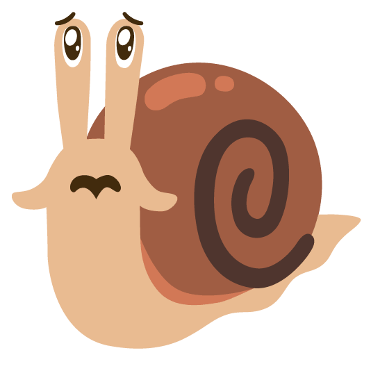 snail pleading face