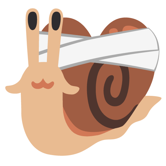 snail mending heart