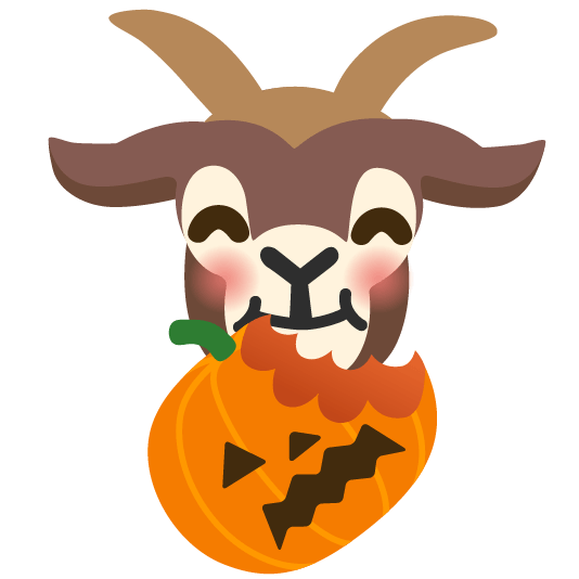 goat jack o lantern