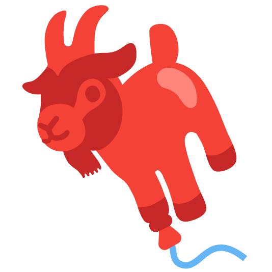 goat balloon