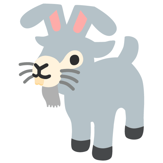 goat rabbit