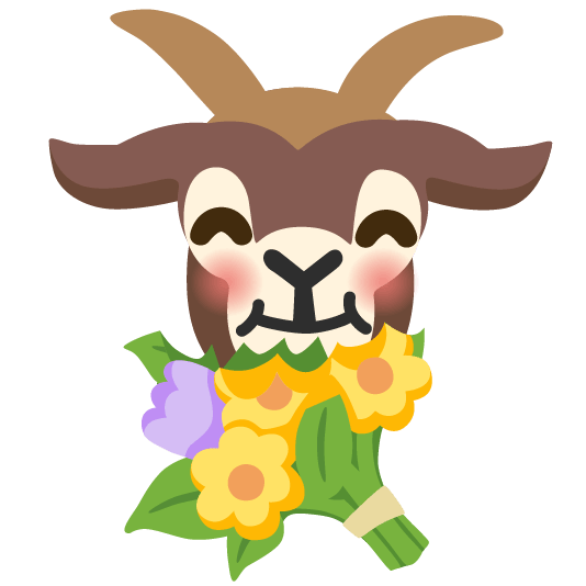 goat bouquet