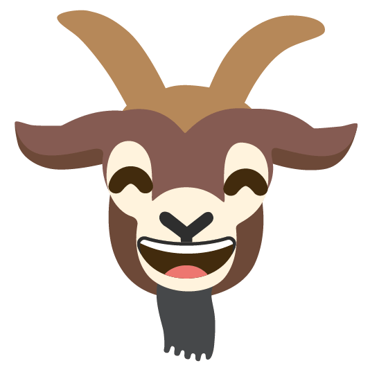 goat smile