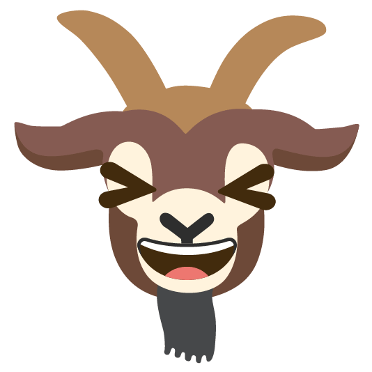 goat laughing