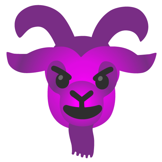 goat smiling imp