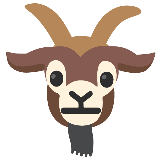 goat neutral face