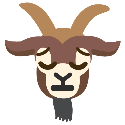 goat pensive
