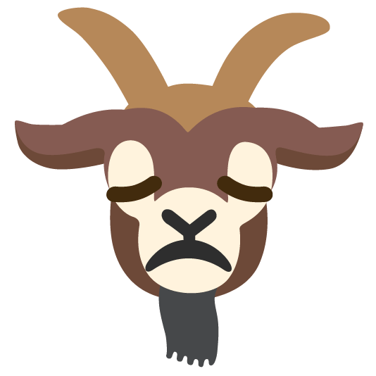 goat disappointed