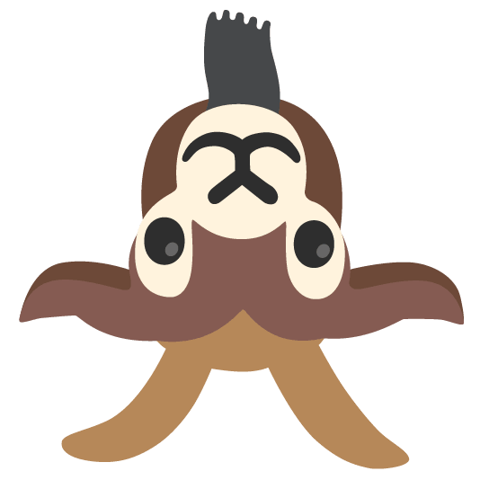 goat upside down face