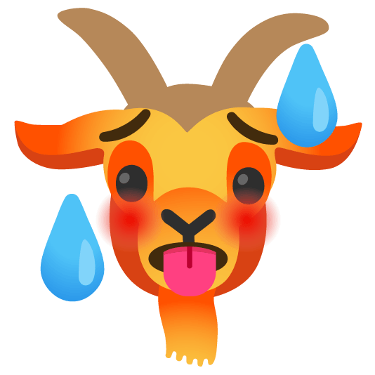 goat hot face