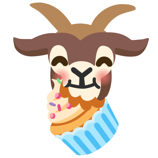 goat cupcake